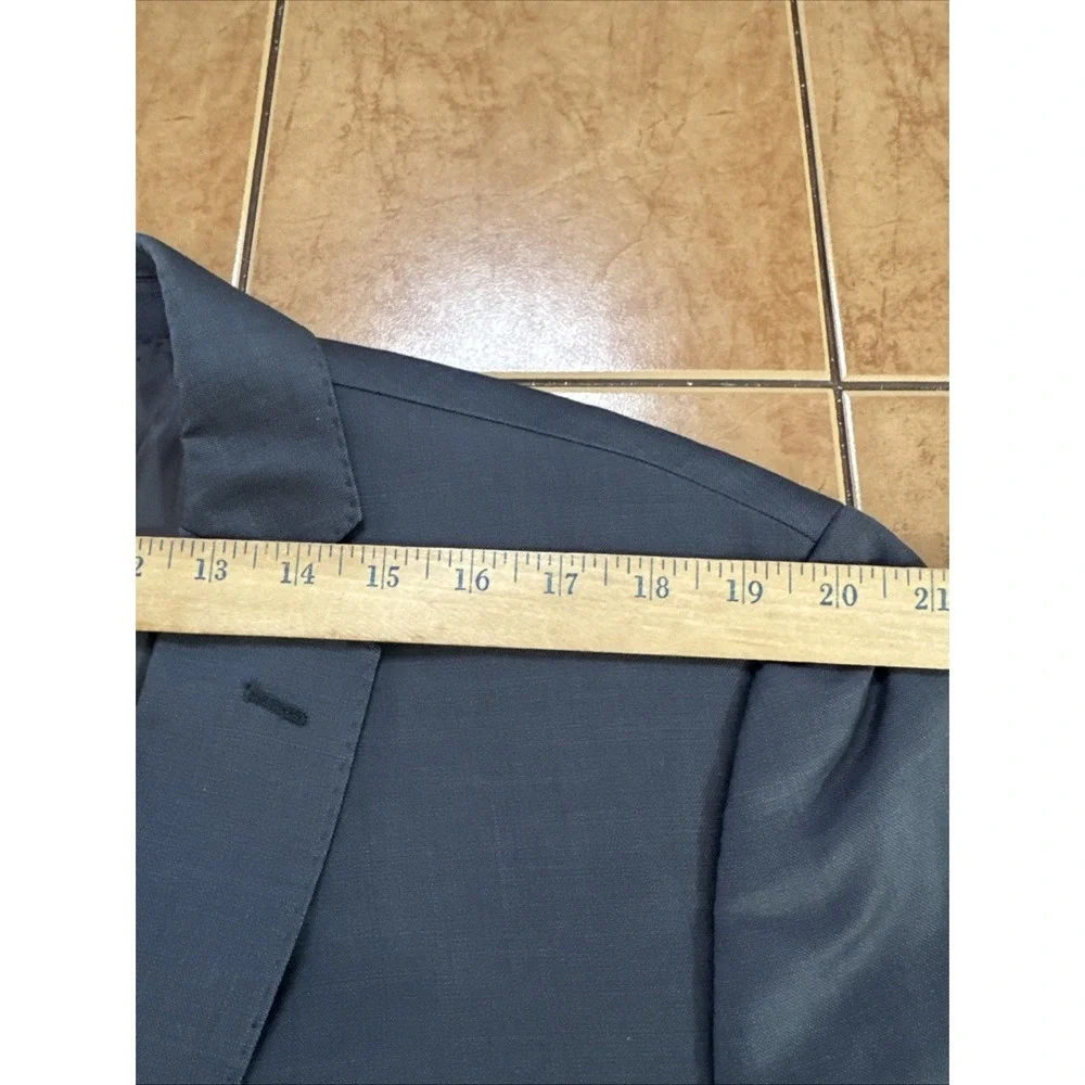 Calvin‎ Klein 2-Piece Suit Mens 48R Pants 38 x 32 Gray Extreme Slim Fit Blazer